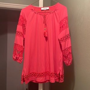 Jones Studio coral blouse